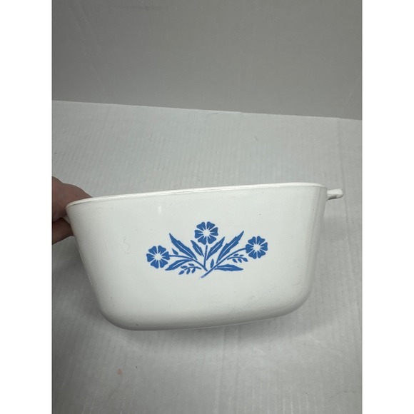 Vintage Corningware Blue‎ Cornflower 1-3/4 Quart Casserole With Lid Pyroceram - Picture 4 of 5